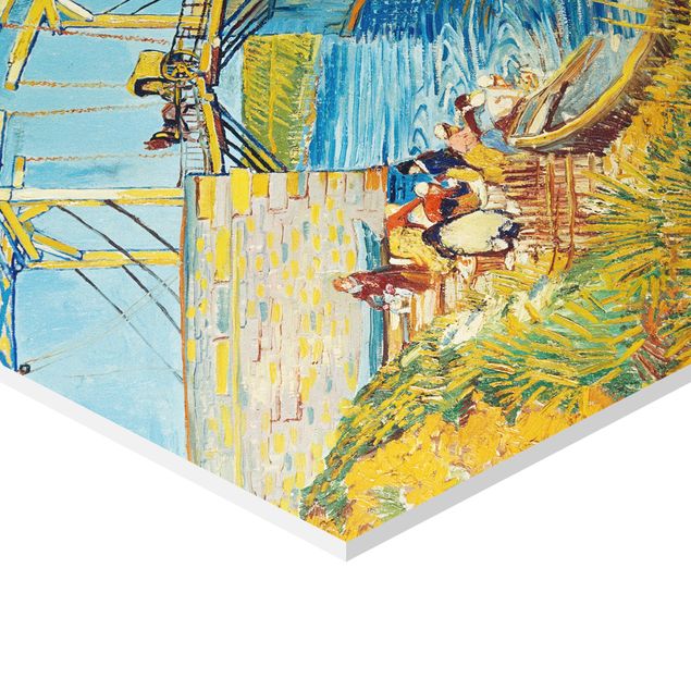 Tableau forex Vincent van Gogh - Le pont-levis d'Arles avec un groupe de lavandières