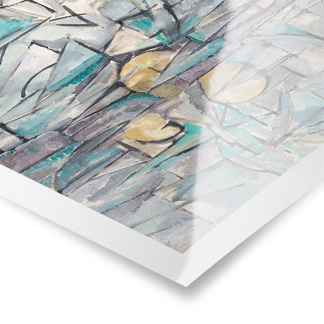 Affiche abstrait Piet Mondrian - Composition X