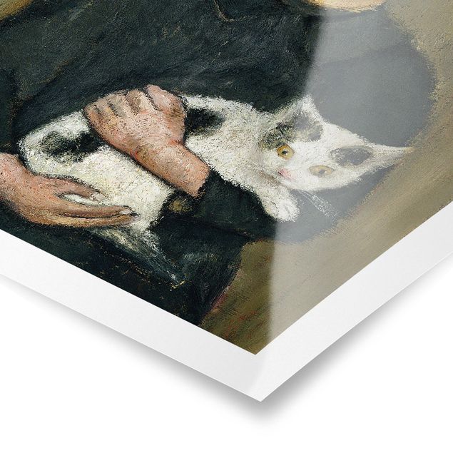 Tableau portraits Paula Modersohn-Becker - Garçon avec chat