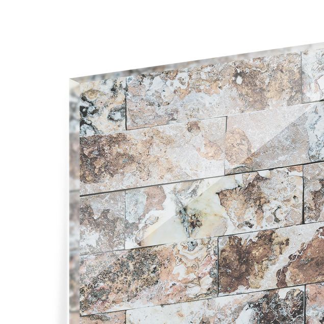Fond de hotte - Natural Marble Stone Wall