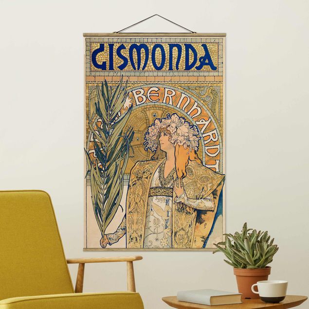 Déco mur cuisine Alfons Mucha - Affiche pour la pièce Gismonda