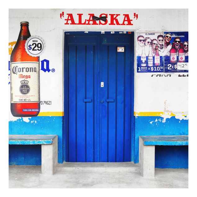 Tableaux en verre architecture & skyline Alaska Blue Bar