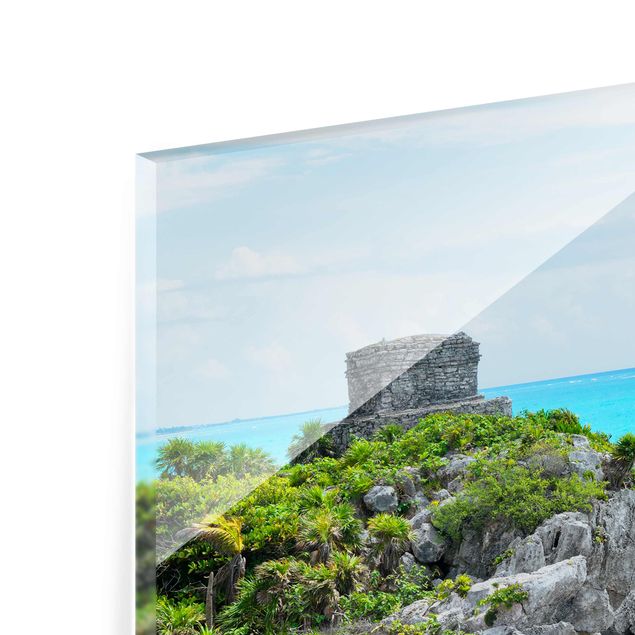 Tableau mer Ruines de Tulum sur la côte caraïbe