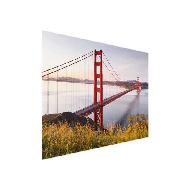 Tableau deco bleu Golden Gate Bridge à San Francisco