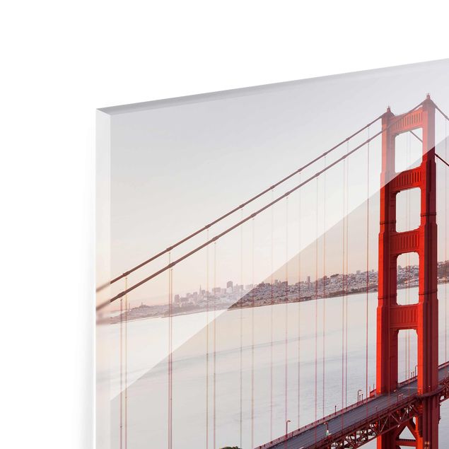 Tableaux en verre magnétique Golden Gate Bridge à San Francisco