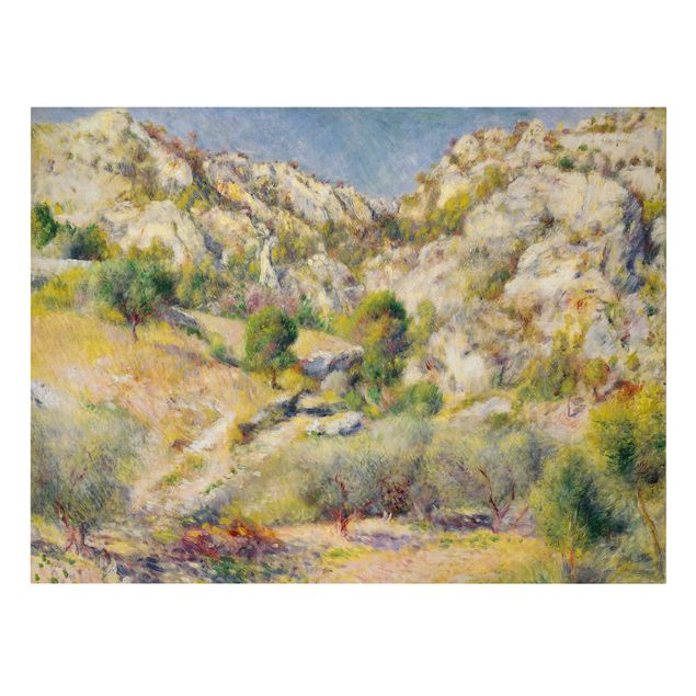 Décoration artistique Auguste Renoir - Rocher à l'Estaque