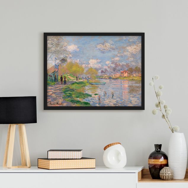 Tableaux paysage Claude Monet - Printemps sur la Seine