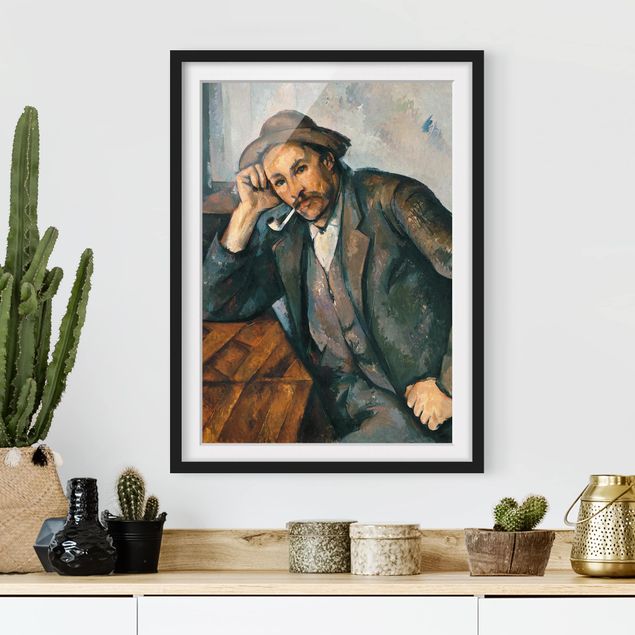 Courant artistique Postimpressionnisme Paul Cézanne - Le fumeur de pipe
