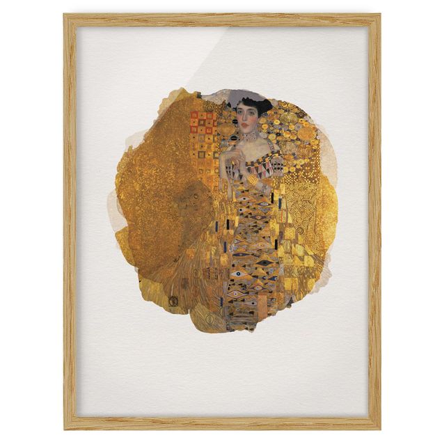 Tableaux modernes Aquarelles - Gustav Klimt - Portrait Of Adele Bloch-Bauer I