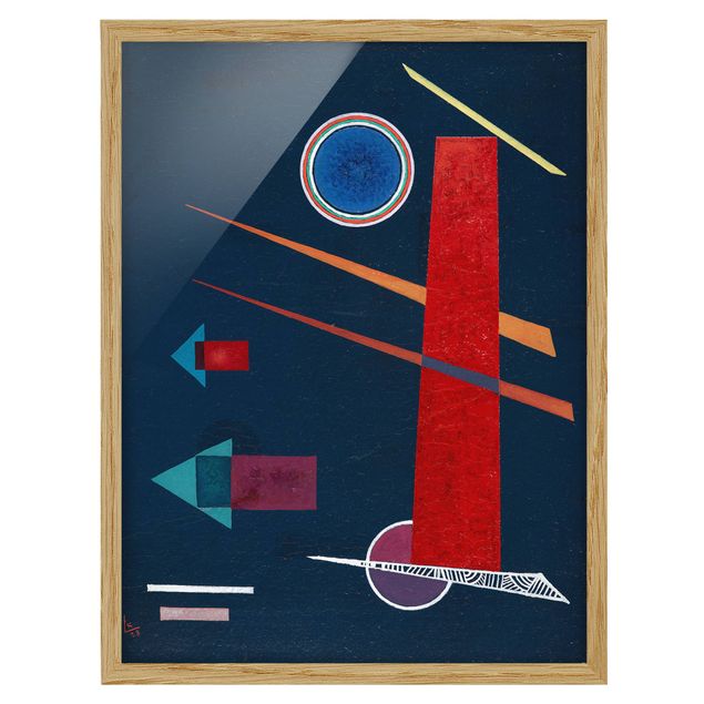 Tableaux moderne Wassily Kandinsky - Rouge puissant
