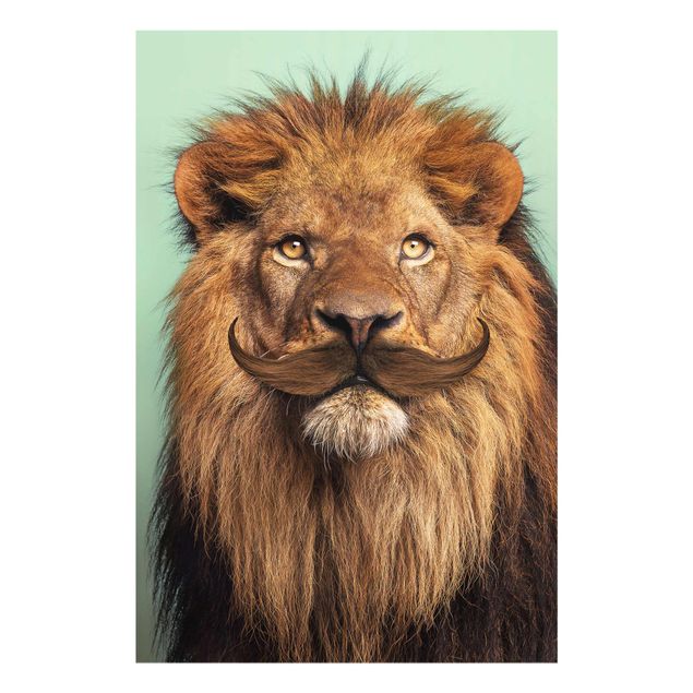 Tableaux moderne Lion avec Barbe