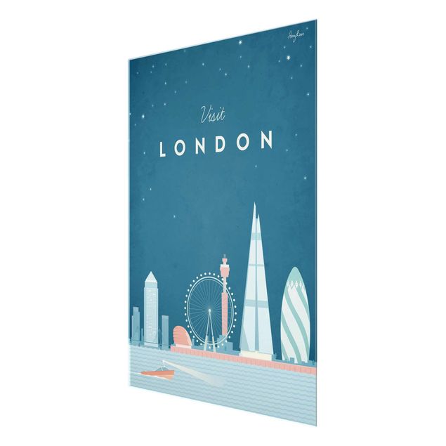 Tableau de ville Poster de voyage - Londres