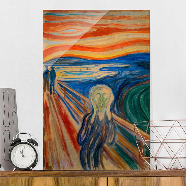 Tableau multicolore Edvard Munch - Le Cri