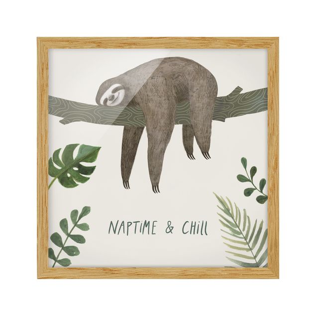 Tableaux modernes Sayings Sloth - Chill