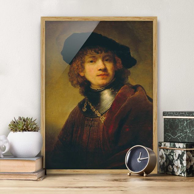 Tableau style baroque Rembrandt van Rijn - Autoportrait