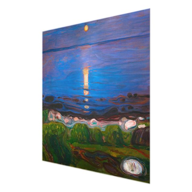 Tableau paysages Edvard Munch - Nuit d'été au bord de la plage