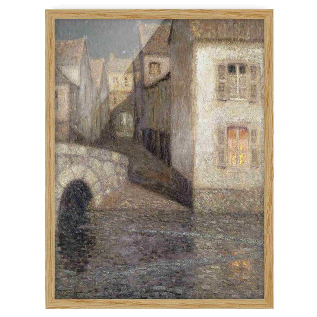 Tableaux Artistiques Henri Le Sidaner - La maison au bord de la rivière, Chartres
