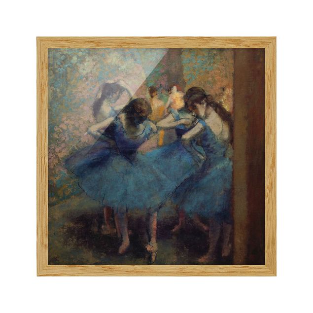 Tableau moderne Edgar Degas - Danseurs bleus