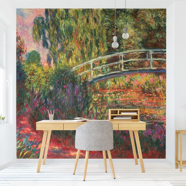 Tapisserie moderne Claude Monet - Pont japonais dans le jardin de Giverny