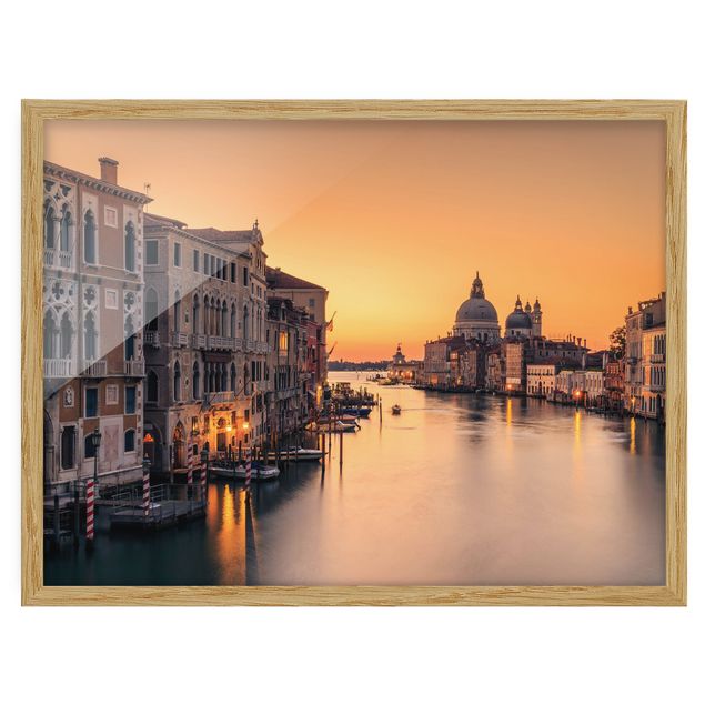 Tableau ville Venise dorée