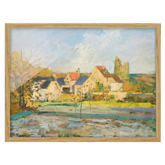 Tableaux pointillisme Camille Pissarro - Paysage près de Pontoise
