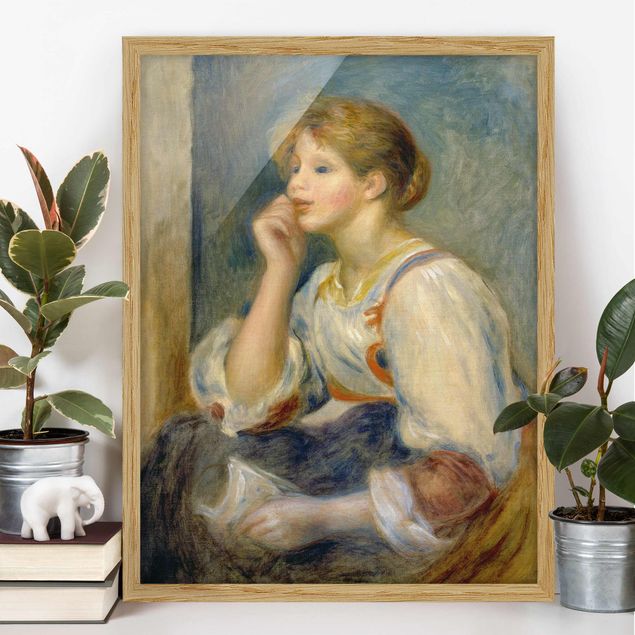 Décorations cuisine Auguste Renoir - Femme avec une lettre
