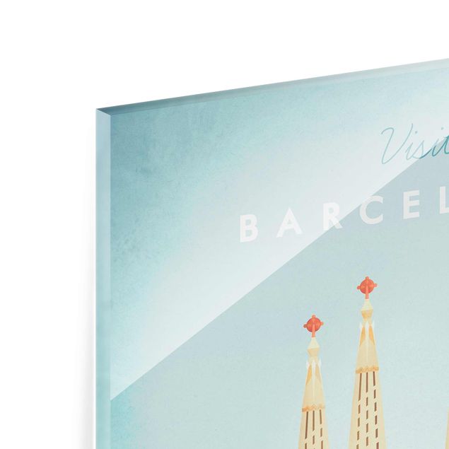 Tableaux Poster de voyage - Barcelone