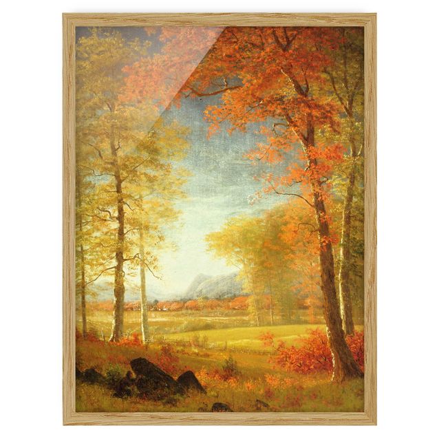 Tableaux romantisme Albert Bierstadt - Automne dans le comté d'Oneida, New York