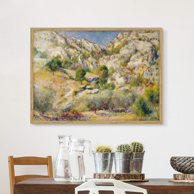 Déco mur cuisine Auguste Renoir - Rocher à l'Estaque