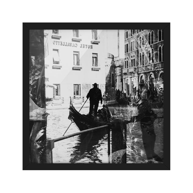 Affiches encadrées vintage Réflexions de Venise