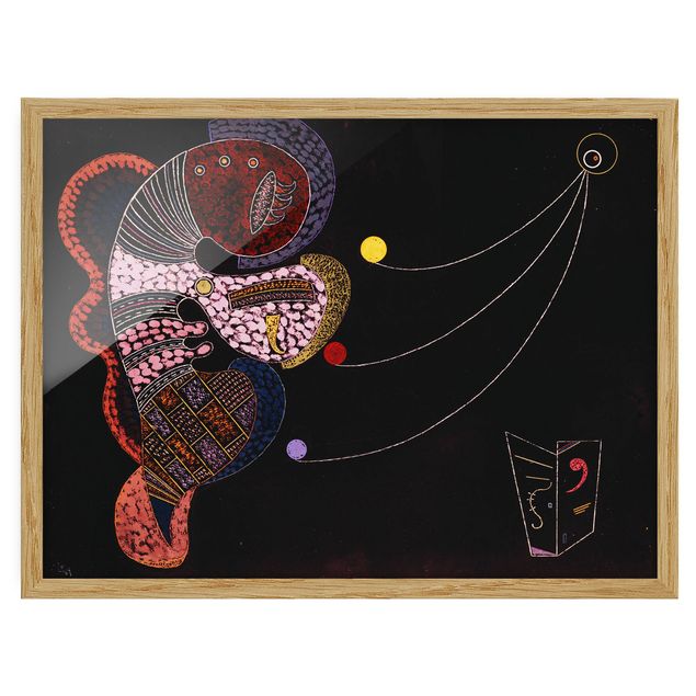 Tableaux moderne Wassily Kandinsky - Le gros et le maigre