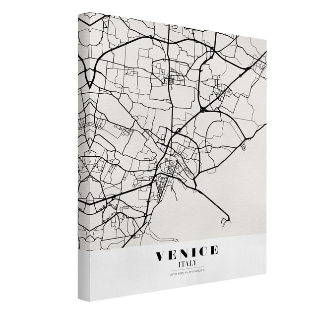 Tableaux moderne Plan de ville de Venise - Classique