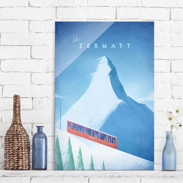 Déco murale cuisine Poster de voyage - Zermatt
