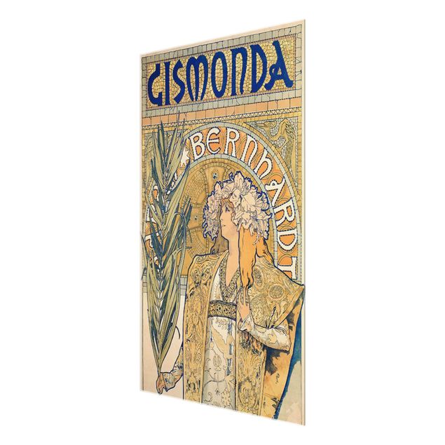 Tableaux modernes Alfons Mucha - Affiche pour la pièce Gismonda