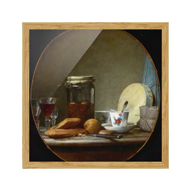Tableaux encadrés paysage Jean-Baptiste Siméon Chardin - Bocal d'abricots