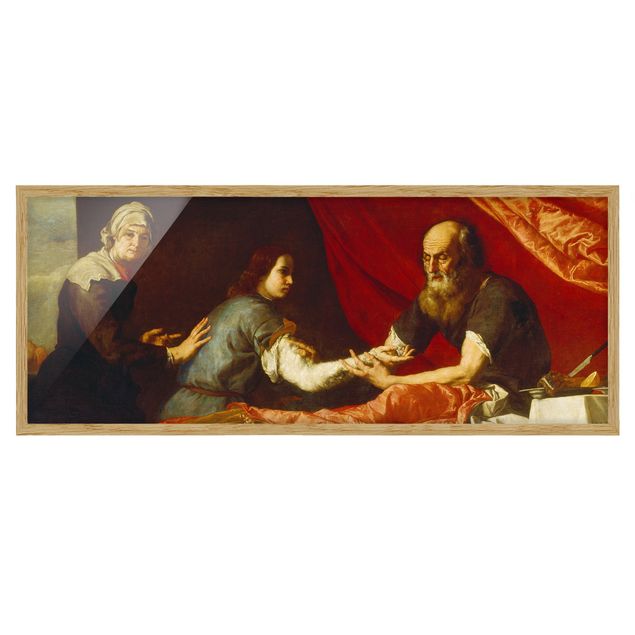 Tableau moderne Jusepe De Ribera - Isaac bénissant Jacob