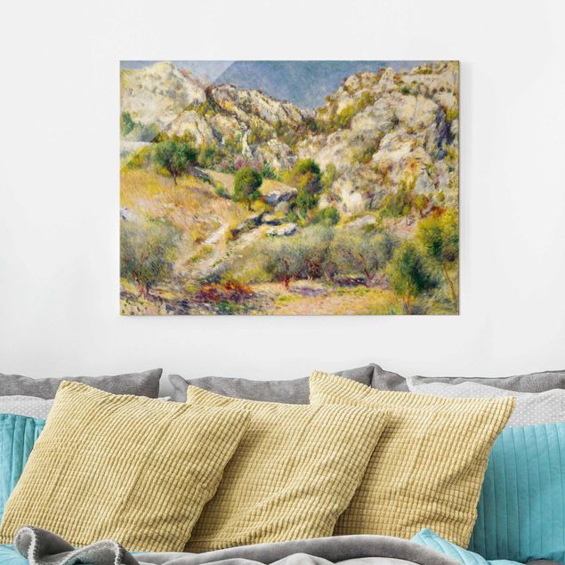 Tableaux nature Auguste Renoir - Rocher à l'Estaque