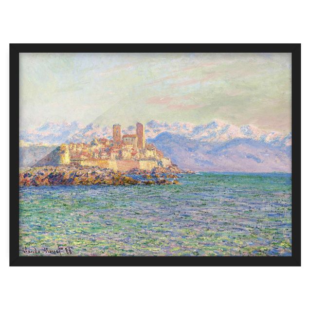 Tableau impressionniste Claude Monet - Antibes, Le Fort