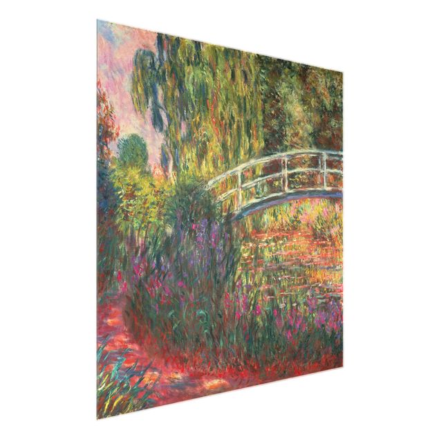 Tableau impressionniste Claude Monet - Pont japonais dans le jardin de Giverny