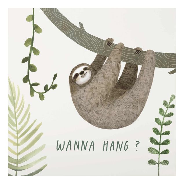 Tableaux Sloth Sayings - Hang