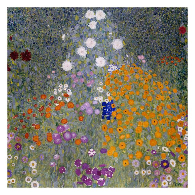 Tableau de Klimt Gustav Klimt - Jardin de cottage