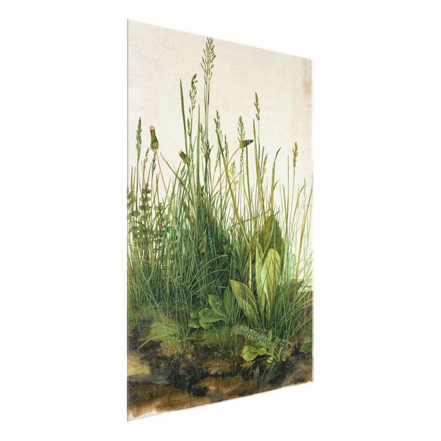 Tableaux en verre fleurs Albrecht Dürer - La grande pelouse
