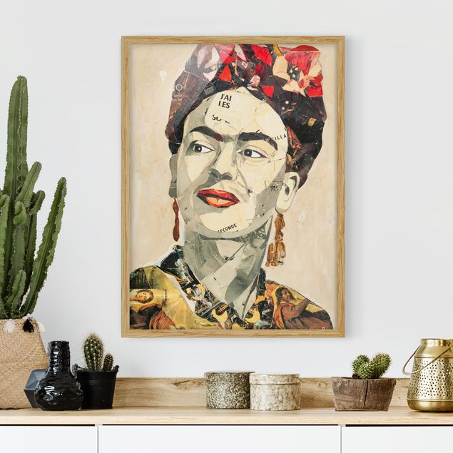 Tableau moderne Frida Kahlo - Collage No.2