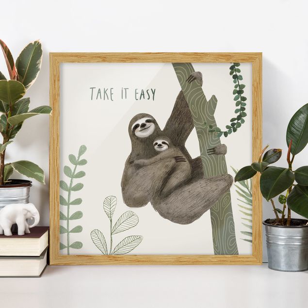 Décoration chambre bébé Sloth Sayings - Easy