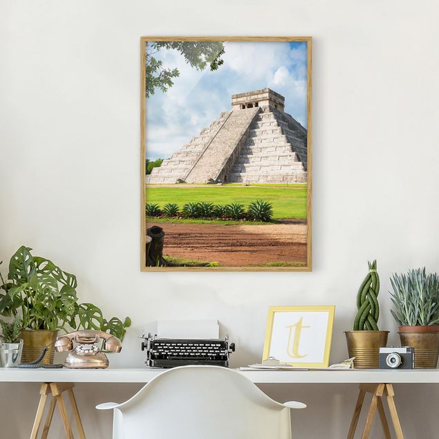 Tableau paysage Pyramide d'El Castillo