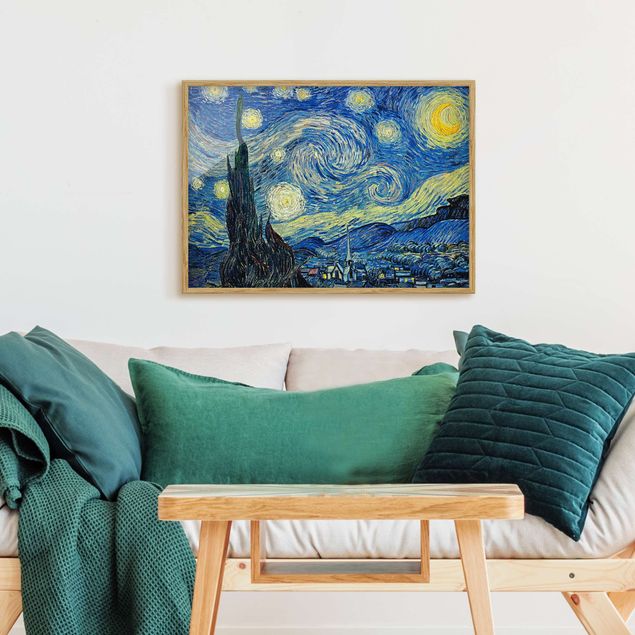 Tableau artistique Vincent Van Gogh - La nuit étoilée