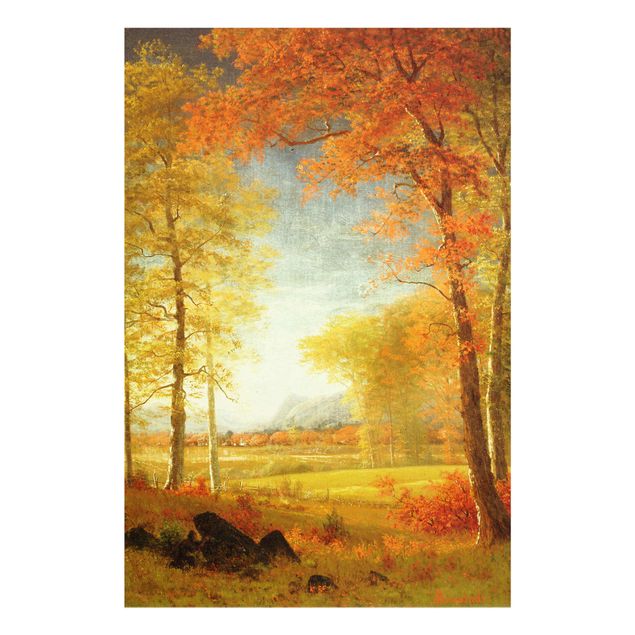 Romantisme tableau Albert Bierstadt - Automne dans le comté d'Oneida, New York
