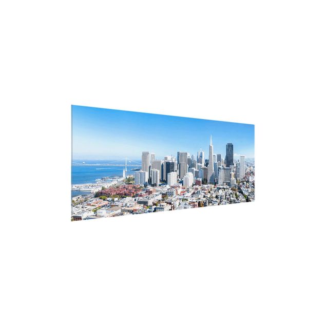 Tableau ville du monde Silhouette urbaine de San Francisco