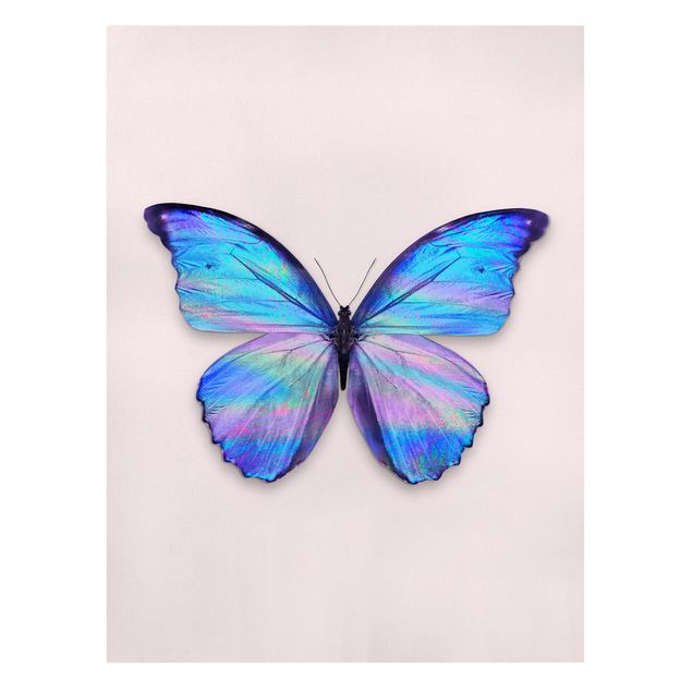 Tableaux modernes Papillon Holographique