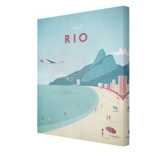 Tableau style vintage Poster de voyage - Rio De Janeiro